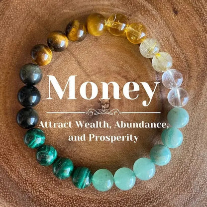 6 Styles Bracelet,Money Bracelet,Empath Protection Bracelet,Grounding & Protection Bracelet,Self-Love Bracelet