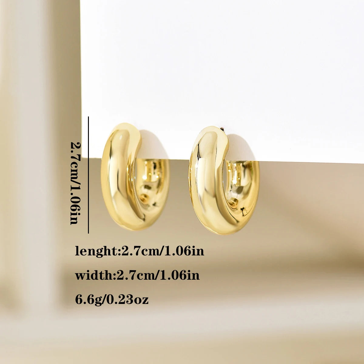 Trendy Circle Twists Hoop Earring for Women Simple Temperament Hyperbole Gold Color Ear Daily Wear Jewelry Party Gifts